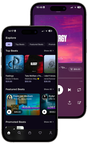 Airbit mobile app screenshots